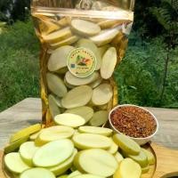 ราคา มะม่วงเบาดองเกลือ มะม่วงเบา ผลไม้ดอง มะม่วงเบากะตอย 450กรัม แถมฟรีพริกเกลือถุงจัมโบ้ (1729637062291589191)