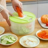 ราคา เครื่องขูด, เครื่องมือข้อเหวี่ยงมือ, เครื่องหั่นสับ, เครื่องตัด, ตะกร้าระบายน้ำผัก, เครื่องตัดผักมัลติฟังก์ชั่ครัวและของใช้ในครัวเรือน, เหมาะสำหรับหัวไชเท้า มีด สไลด์ กล้วยฉาบ (1731855304075609736)