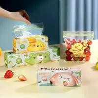 ราคา ถุงพลาสติกสำหรับสะสมการ์ตูน, ถุงปิดผนึกเกรดอาหาร, ถุงถนอมอาหารหนา, เหมาะสำหรับตู้เย็นและช่องแช่แข็ง, ถุงเก็บความเย็นพร้อมแถบ 2 แถบ ถุง ใส่ ผัก แช่ ตู้เย็น (1731454811407287746)