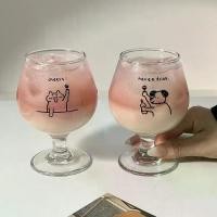 ราคา ถ้วยแก้ว สไตล์เกาหลีดั้งเดิม ลูกสุนัขน่ารัก ถ้วยขนม แก้วไวน์ผลไม้ ถ้วยน้ำฟอง เหมาะสำหรับน้ำผลไม้ น้ำผลไม้ (1731759170679768957)