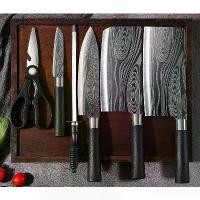 ราคา ชุดมีดทำครัว ชุด 3-6 ชิ้น มีดสไตล์ญี่ปุ่น อุปกรณ์ทำอาหาร มีดอเนกประสงค์ (1731702348789810596)