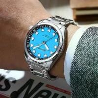 ราคา นาฬิกาควอทซ์กันน้ำ CURREN ดีไซน์เรียบง่ายหรูหรา สำหรับผู้ชาย สายเหล็ก เรืองแสง สีพาสเทล นาฬิกาธุรกิจ อเนกประสงค์ premium watch นาฬิกา guessผู้ชาย ฟรอม ช่าง วินเทจ casio 91 แท้ สิ (1731918075786855699)