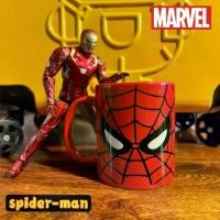 ราคา แก้วมัคมาร์เวล, ถ้วยน้ำ Avengers, ถ้วยในครัวเรือน, พร้อมฝาปิด, วัสดุเซรามิก, สินค้า Spider-Man (1732014195450480162)