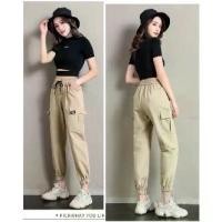 ราคา กางเกงผู้หญิงขนาดใหญ่ กางเกงขายาวลำลองหลวม 80 กก. เท้าคานฮาเร็ม wi สำหรับนักเรียน สินค้า (1729616538852166296)
