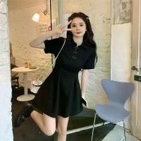 ราคา ชุดเดรสย้อนยุค สไตล์เรียบหรู คอปกโปโลผู้หญิง กระโปรงฤดูร้อน กระโปรงบาน ดีไซน์ปรับปรุง กระโปรงสั้น พลัสไซส์ กระชับสัดส่วน กระโปรงจีนใหม่ เดรส คุณครู ชุด ทํางาน ผ้า ไทย လက်လီ လက်ကာ (1731800013011912149)