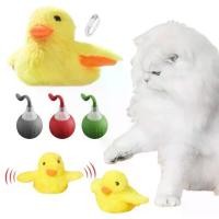 ราคา ของเล่นแมว ดีไซน์ Daiditi- มีเสียงเหมือนจริง เป็ดปรบ และของเล่นแมวปีกปรบ ชุดลูกบอลกลิ้ง เป็ดสีเหลืองเสียงเหมือนจริง เหมาะสำหรับแมวในร่ม ตุ๊กตาทำงานแบบสัมผัส (1731529367356214040)