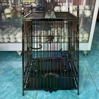 ราคา กรงนก 15ซี่ไม้ขาวดำ พร้อมถาด(ไม่รวมหัว) (1731206775237281797)