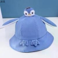 ราคา แนะนำ ส่งไว! ⭐⭐⭐ หมวกเด็ก หมวกปีกกว้าง สีฟ้า ลายเพนกวิน (1731325340573402603)