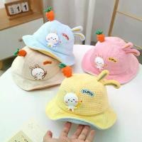 ราคา หมวกเด็ก หมวกบักเก็ตปีกกลม หมวกปีกรอบ พร้อมตุ๊กตากระต่าย หมวกเด็กผู้หญิง หมวกแฟชั่นสำหรับเด็ก (พร้อมส่ง) เหมาะสำหรับรอบศีรษะ 46-48 ซม. ร้าน NongPun (1731913998291731794)