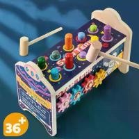 ราคา ของเล่นไม้ 4 in 1 ทุบๆนาฬิกา เขาวงกตดิจิตอล เฟืองหมุน เสริมทักษะ เสริมพัฒนาการเด็ก บล็อกไม้ ของเล่นเด็ก ฝึกสมาธิ ฝึกสมอง (1731853814947284306)