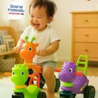 ราคา รถสามล้อ จักรยานสามล้อขาถีบ จักรยานเด็ก รูปสัตว์ (บรรจุกล่อง) (1732013887880004724)
