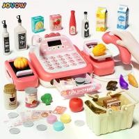 ราคา ของเล่นเครื่องบันทึกเงินสด, Jovow, พร้อมอาหารที่สมจริงและตะกร้าช้อปปิ้ง, เกมเช็คเอาต์จำลอง, เครื่องสแกนเนอร์, เครื่องคิดเลข, ไมโครโฟน, ของเล่นหยวน, ของขวัญวันเกิดที่สมบูรณ์แบบ, ฮ (1732051537707108161)