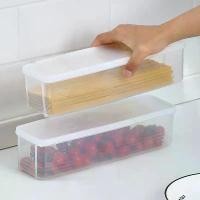 ราคา กล่องพลาสติกสำหรับใส่ก๋วยเตี๋ยว อาหาร และผัก ดีไซน์ครัว กล่องปิดผนึก ทรงสี่เหลี่ยม เหมาะสำหรับเก็บผลไม้ ไข่ และก๋วยเตี๋ยว ในตู้เย็น (1731418510233207952)