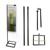 ราคา [ส่งฟรี] 2ชิ้น ขาตั้งป้ายไวนิล โครงตั้งป้าย ป้ายธงญีปุ่น ป้ายธงญีปุ่น ฐานเหลี่ยม ฐานกลม ขาตั้งเสาเหล็ก Flagpole E 50x200cm/ 60X200cm (1731990854464474062)