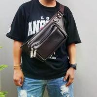 ราคา กระเป๋าคาดอก กระเป๋าคาดเอว 2 ni1 งานไทย ใบใหญ่ใส่ของได้จุใจมากถึง 5ช่องซิป แบรนด์แท้ 100% หนัง puอย่างดี อยู่ทรงเท่ๆ 【sales】 (1731997357318505998)