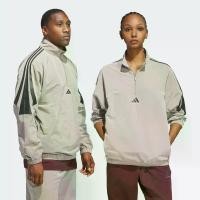 ราคา adidas บาสเกตบอล เสื้อวอร์มผ้าทอซิปยาวครึ่งตัว adidas Basketball Unisex สีเบจ JC7844 (1731720004942006035)