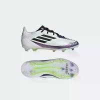 ราคา adidas ฟุตบอล รองเท้าฟุตบอล Messi F50 Pro Firm Ground สำหรับเด็ก เด็ก สีขาว IE9081 (1732104753790159635)