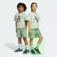 ราคา adidas ไลฟ์สไตล์ ชุดเสื้อยืดและกางเกงขาสั้น ADIDAS STAR WARS MANDALORIAN เด็ก สีเขียว JF3648 (1731591774789732115)