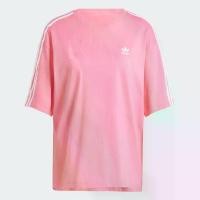 ราคา adidas ไลฟ์สไตล์ เสื้อยืดทรงโอเวอร์ไซส์ Adicolor Classics ผู้หญิง สีชมพู IL3871 (1731333787541277459)