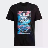 ราคา adidas ไลฟ์สไตล์ เสื้อยืดลายพราง ผู้ชาย สีดำ HK5157 (1731279282152114963)