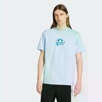 ราคา adidas ไลฟ์สไตล์ เสื้อยืด adidas Originals Sunset Trefoil ผู้ชาย สีน้ำเงิน KC4941 (1732021937274915603)