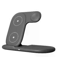 ราคา ที่ชาร์จไร้สายแบบพับได้สามในหนึ่งเดียว ขายดี เหมาะสำหรับโทรศัพท์มือถือ Apple และ Android การชาร์จแบบไร้สาย (1730766376873265673)