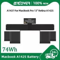 ราคา แบตเตอรี่แล็ปท็อป, Skower, ประสิทธิภาพสูง, 74wh, A1437, สำหรับ Apple MacBook Pro 13" Retina A1425 (1731336607738005527)