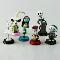 ราคา ชุดตุ๊กตาฟิกเกอร์แอคชั่น 6 ชิ้น จากภาพยนตร์ "The Nightmare Before Christmas" หัวกระสวยสปริง PVC แขวนรถ เหมาะสำหรับวันฮาโลวีนและคริสต์มาส (1731764992920946193)