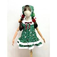 ราคา ชุด Christmas tree ซานตี้น้อย ชุดคริสมาสต์ ปกบัว ผ้าคอตตอน (1731499867343128370)