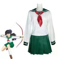 ราคา ชุดคอสเพลย์, Inuyasha Higurashi Kagome, ชุดกะลาสีผู้หญิง, ชุดกะลาสีเด็กนักเรียน Halloween, กระโปรง (1732075149696730648)