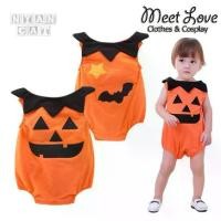 ราคา [COD] ชุดแฟนซีเด็ก ชุดฮาโลวีน ชุดฮาโลวีนเด็ก ชุดฟักทอง บอดี้สูทฟักทองขาเว้า Halloween (1731827976410596384)