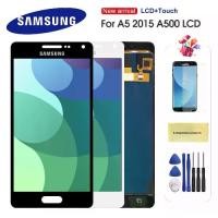 ราคา SAMSUNG สำหรับ Samsung Galaxy A5 2015 A500 A500F A500FU A500H A500M, จอ LCD, ชุดดิจิตเตอร์หน้าจอสัมผัส, เข้ากันได้กับหน้าจอ LCD A5 A500 (1731601632489014576)