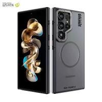 ราคา [COD] [Tiktok][Local]Wsken S23Ultra / S24 Ultra / S25 Ultra เคสแม่เหล็กสำหรับ Samsung Galaxy S25Ultra S24Ultra S23Ultra Magnetic โปร่งแสง เนื้อด้าน กันกระแทก สีดํา สําหรับเคส S2 (1731459081745434457)