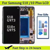 ราคา หน้าจอสำหรับ Samsung S10 Plus, S10+ G975, G975F, จอ LCD, หน้าจอสัมผัสดิจิตอล, พร้อมกรอบ, เหมาะสำหรับ Samsung S10 G973 Assembly (1732013277133768235)