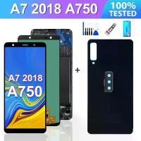 ราคา มีเพียงหน้าจอไม่มีโทรศัพท์มือถือไม่มีโทรศัพท์มือถือชุดหน้าจอสัมผัส LCD, สำหรับ Samsung A7 2018 A750 A750F A750FN/DS, เปลี่ยนหน้าจอแสดงผล, พร้อมฝาหลังแบตเตอรี่ (1731546995273991472)