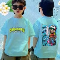 ราคา 【เสื้อยืดเด็ก】 สงกรานต์ 2025 SONGKRAN สุขสันต์วันสงกรานต์ เสื้อยืดคอกลมแขนสั้นพิมพ์ลายสงกรานต์เด็ก (1732207364887775963)