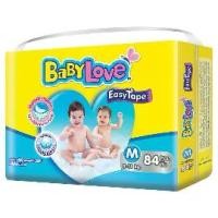 ราคา ผ้าอ้อมแบบเทป เบบี้เลิฟ อีซี่เทป ผ้าอ้อมเด็กสำเร็จรูป ขนาดกลาง 5-11กก. 84 ชิ้น ผลิตภัณฑ์สำหรับเด็ก Baby Love (1732086677329183760)