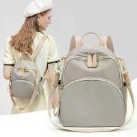 ราคา 【จัดส่งทันที】 กระเป๋าเป้ สะพายหลัง ผ้าไนลอน กันน้ำ สไตล์เกาหลี สำหรับสตรี ราคาพิเศษ Fashion Backpack Bag กระเป๋าเป้ผู้หญิง สีดำ ผู้หญิงเป้สะพายหลังผู้หญิงกระเป๋าเป้สะพายหลังไนลอน (1732061017050416941)