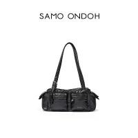 ราคา 『SAMO ONDOH』 pocket utility bag M nappa black/chocolate/ivory คลังสินค้า (1731698947864691771)