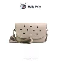 ราคา 【เก็บเงินปลายทาง】 Hello polo shoulder bag crossbody bag light and durable simple design waterproof EVA material easy to clean fashion bh2007 (1732025665059259888)