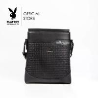 ราคา PLAYBOY รุ่น Jethro Men's Bag กระเป๋าสะพายข้างผู้ชาย รุ่น ST-B243PBM284-BK ดีไซน์กระเป๋าชายปั๊มลายสานสกรีน Logo สีดำ (1730756789925677199)