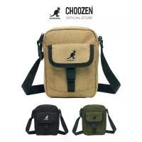 ราคา Kangol Small side bag กระเป๋าสะพายข้าง ติดโลโก้ Kangol สีดำ , กากี , เขียว 64551704 (1731393275552172749)