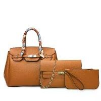 ราคา กระเป๋าสตรี, แฟชั่นวินเทจ, 2023 มาใหม่, ชุดหลายชิ้น, กระเป๋าถือมีสไตล์, ลายลิ้นจี่, กระเป๋าสะพายไหล่, กระเป๋าสะพายข้าง, มีขายส่ง หลุยส์ วิตตอง ของ แท้ charlesandkeith bundle branded bag (1731550680076