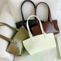 ราคา P1กระเป๋าสะพายใหญ่ใบใหญ่ทรงTote Bag หนังเรียบ ลุคแกรม 4 สี ดำ ขาว น้ำตาล เขียว (1731776450830371294)