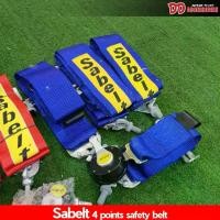 ราคา [COD] [Tiktok]เข็มขัดนิรภัย เซฟตี้เบลท์ 4 จุดbelt 4 จุด 3 นิ้ว Sabelt สำหรับ เบาะแต่งซิ่ง ล๊อก 4 จุด ยึด 4 จุด ราคาต่อ 1 ชุด สีน้ำเงิน (1732058856608466388)