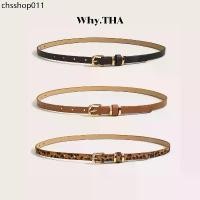 ราคา ⋆ (เส้นเล็ก) พร้อมส่ง ส่งเร็ว 1-2 วันถึง เข็มขัดหนัง หัวเข็มขัดสีทอง สายเข็มขัดขนาดเล็ก ( 1.3 CM.)เข็มขัดวินเทจ(BELT) (1732156531796445173)