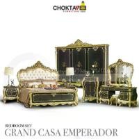 ราคา ชุดห้องนอนวินเทจ หลุยส์ เจ้าหญิง เซ็ต7ชิ้น (Diamond Black Series) รุ่น GRAND CASA EMPERADOR ECS-I [Pick Collection] (1731439328946193600)