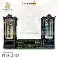 ราคา ตู้โฮมเธียเตอร์ วางทีวี ตู้โชว์ หลุยส์ 3ชิ้น (Platinum Sr.) รุ่น THT-LV-PHAEDRA-BLACK MAHOGANY [Pick Collection] (1731973910712779968)