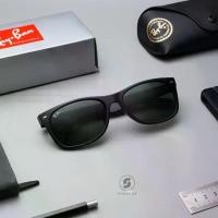 ราคา แว่นตากันแดด Ray Ban Wayfarer RB2132F 622 Rubber Black Frame (1731887679798282659)