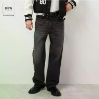 ราคา CPS CHAPS กางเกงยีนส์ทรงหลวมสีดำ ผู้ชาย BLACK WASHED LOOSE JEANS รุ่น C25WMJA125 (AW25#A1) (1731874187289789742)